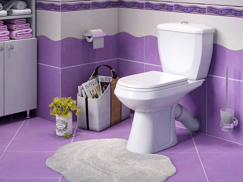 Унитаз-компакт Santek Элисса Стандарт косой выпуск нижний/боковой подвод 43301110202