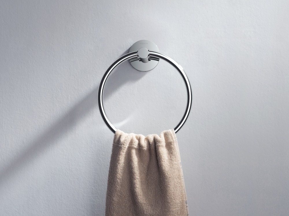 Полотенцедержатель кольцо Aquanet Европа хром AQ4112CR