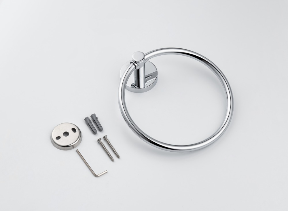 Полотенцедержатель кольцо Aquanet Европа хром AQ4112CR