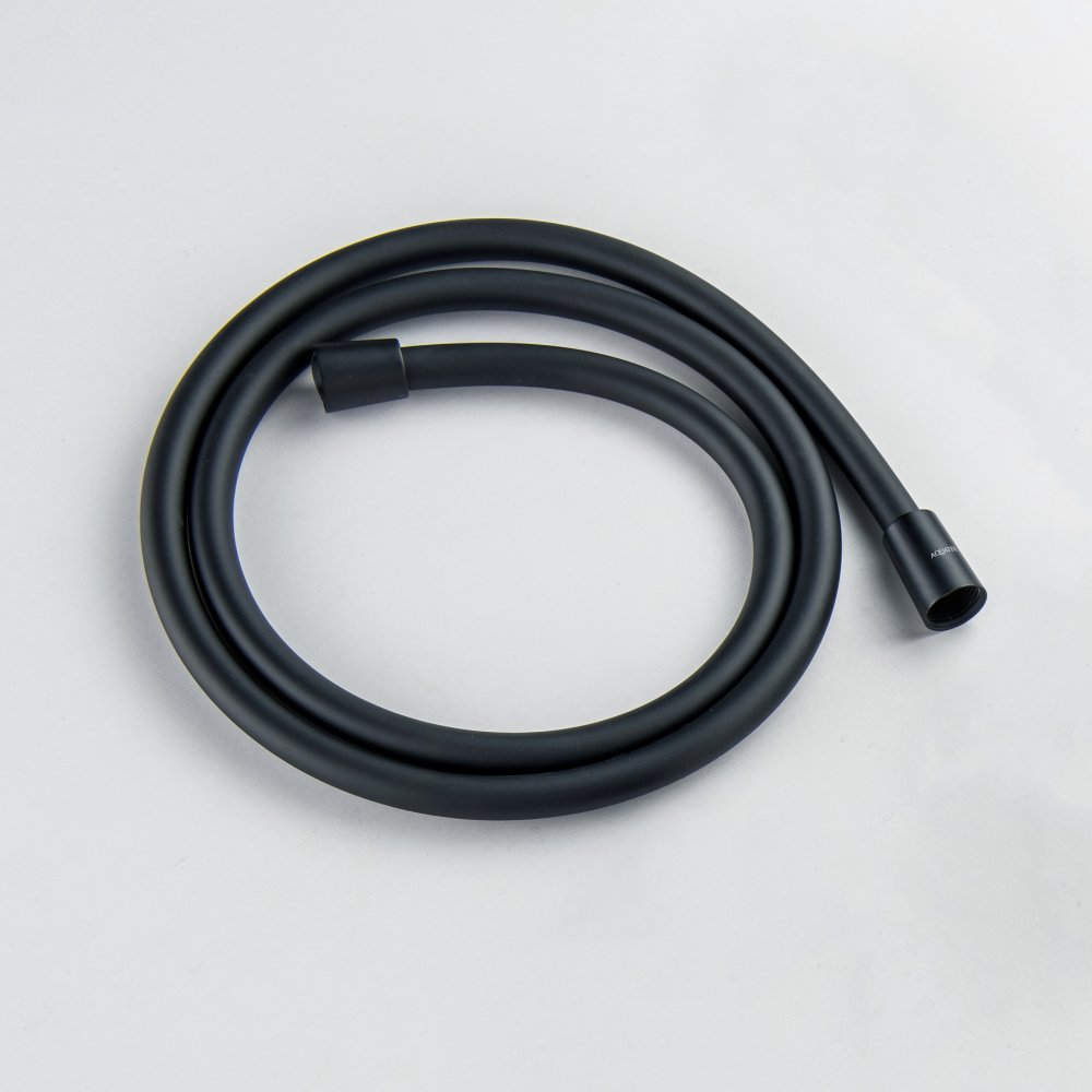 Шланг для душа Aquanet 150 см ПВХ матовый черный AQ2106MB