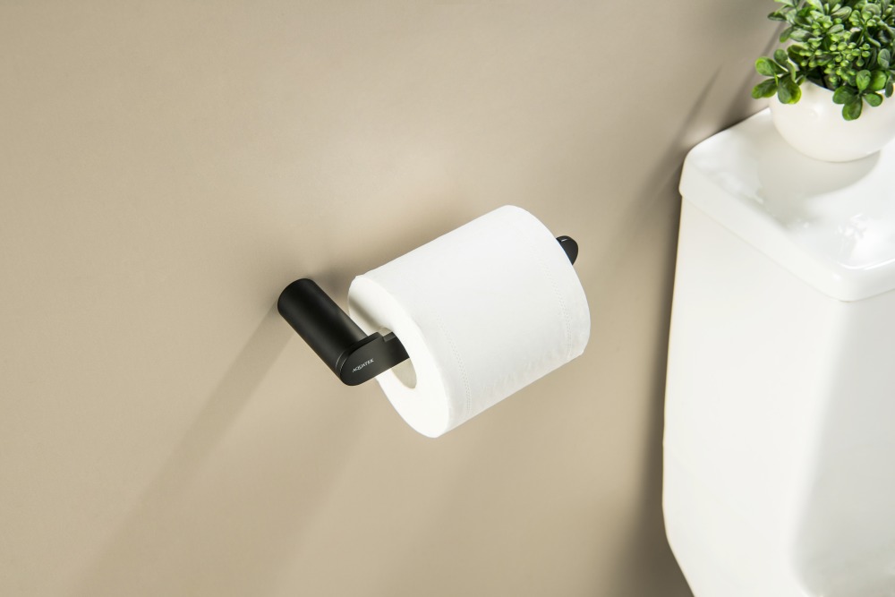 Держатель для туалетной бумаги Aquatek Лира матовый черный AQ4408MB