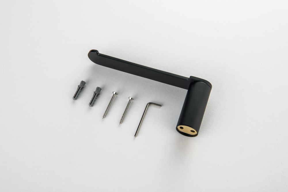 Держатель для туалетной бумаги Aquatek Лира матовый черный AQ4408MB