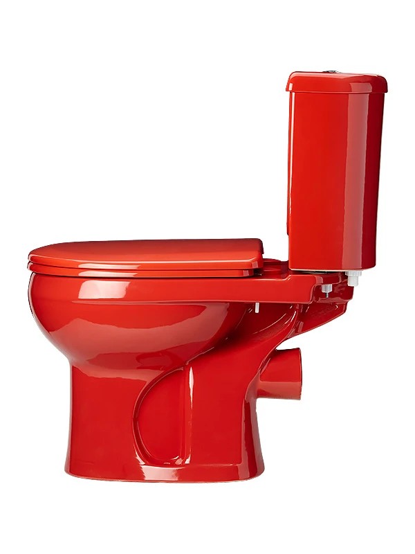 Унитаз-компакт Santeri Ирида Стандарт красный горизонтальный выпуск 40360110402