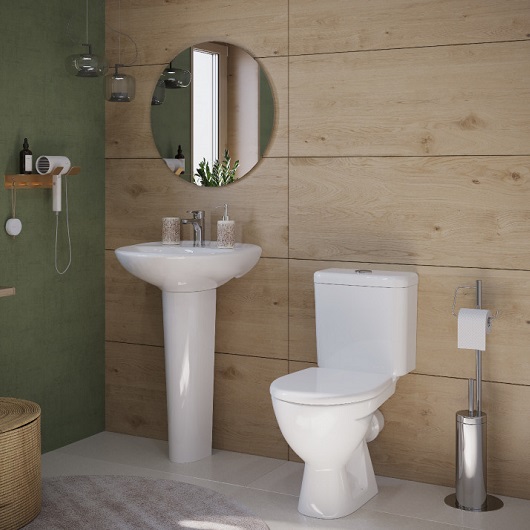 Унитаз-компакт JIKA Lyra Plus горизонтальный выпуск нижний подвод 2638.6.000.242.1