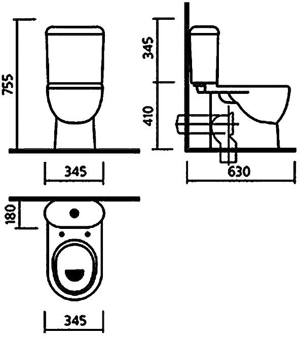 Унитаз-компакт ArtCeram Art белый WC.CC/Art/2-DM/WHT.G/S1