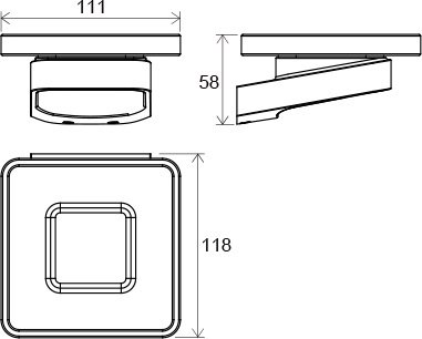 Держатель с мыльницей Ravak 10° TD 200.00 X07P354