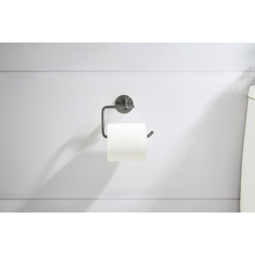 Бумагодержатель квадратный Aquanet Europa оружейная сталь AQ4118BGM