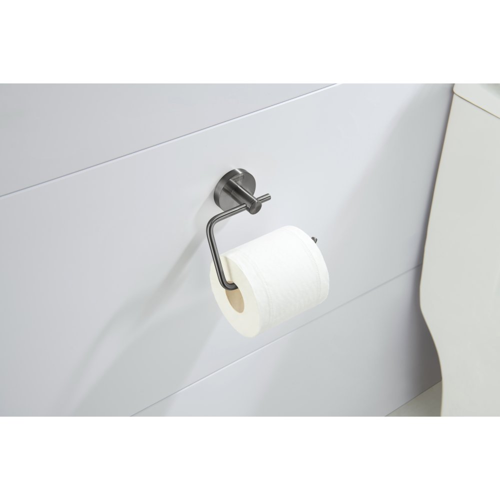 Бумагодержатель квадратный Aquanet Europa оружейная сталь AQ4118BGM