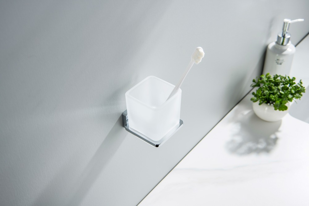 Стакан с держателем Aquanet Либра хром AQ4304CR