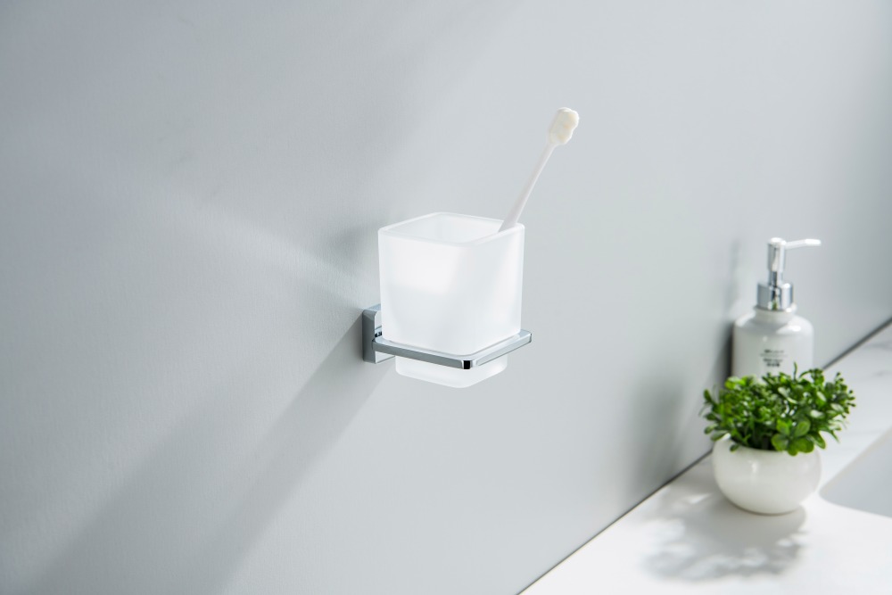 Стакан с держателем Aquanet Либра хром AQ4304CR