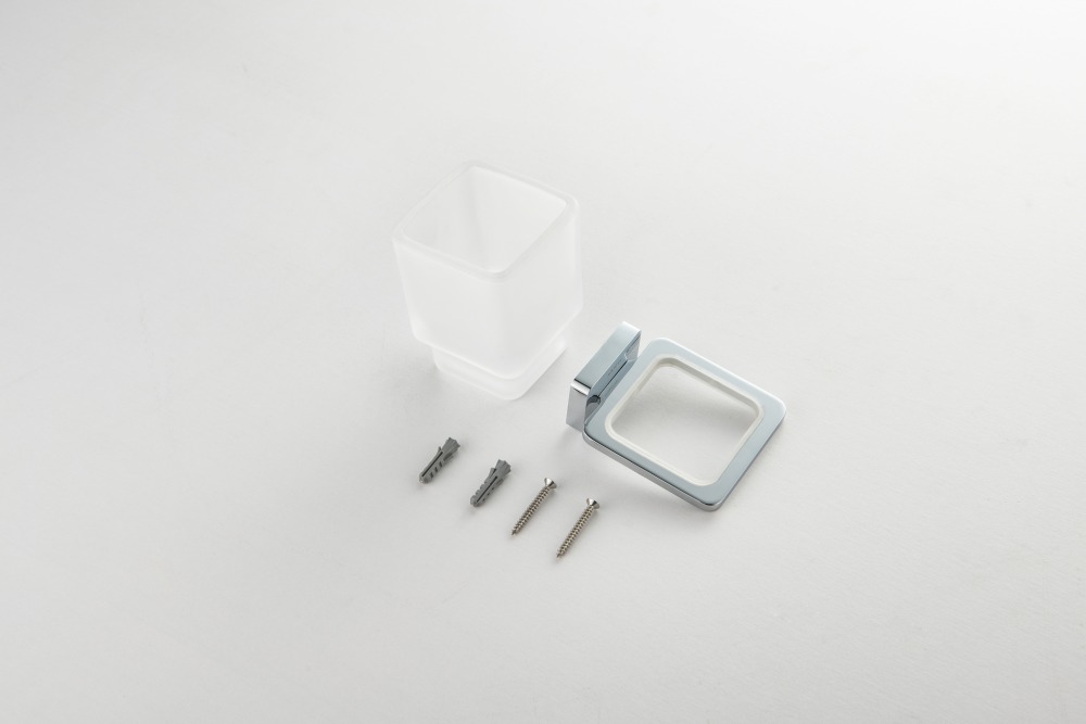 Стакан с держателем Aquanet Либра хром AQ4304CR