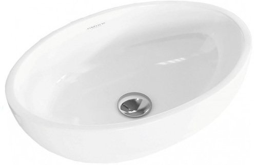 Умывальник накладной Salini Ringo Slim 53 см Белый WB.CT/Ringo/53-N.Slim/WHT.G/S1