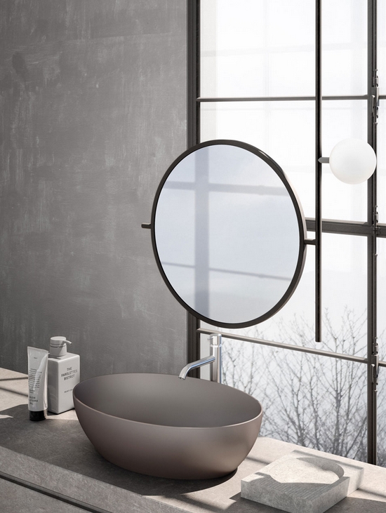 Раковина накладная GSI Pura 60х42 см белый 884211