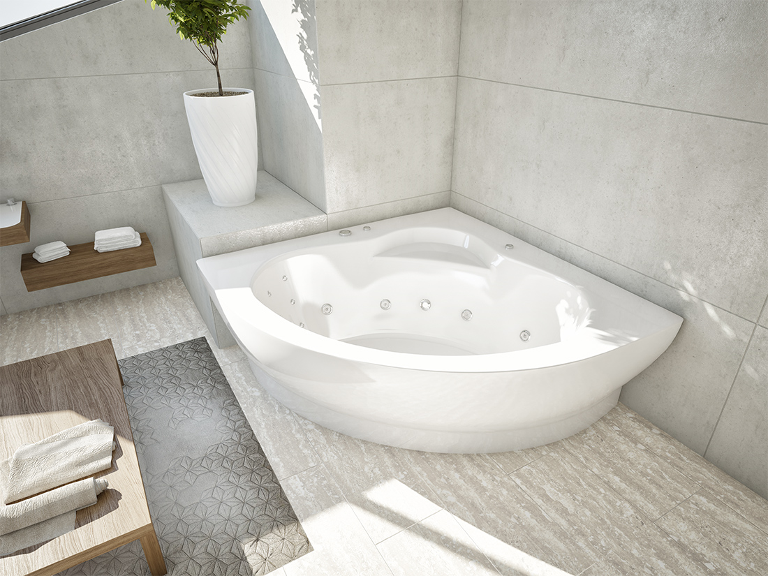 Тумба под раковину Акватон Калипсо 100 пустая с фрезерованным экраном KAL146-0000045