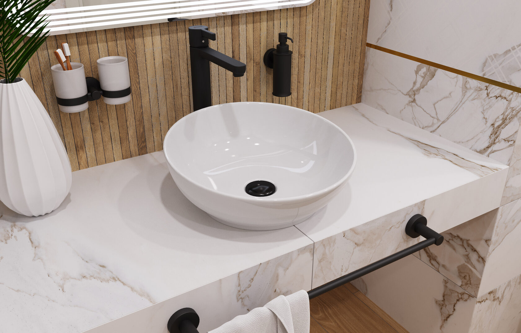 Умывальник накладной Artceram The Art Cut 40 см Белый WB.CT/Art/40-N.Cut/WHT.G/S1