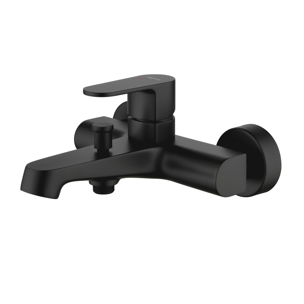 Смеситель для ванны Aquanet Oberon матовый черный AQ1240MB