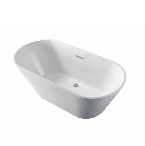 Ванна акриловая отдельностоящая Aquanet ХОРСА 1680x760x580 мм со сливом и ножками AQ-5776