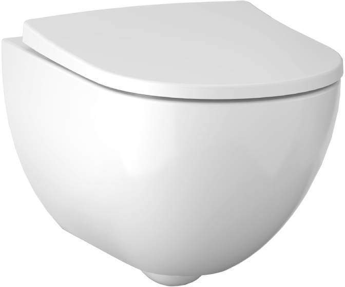 Сиденье для унитаза Geberit Acanto Slim с микролифтом быстросъемное белое 500.605.01.2