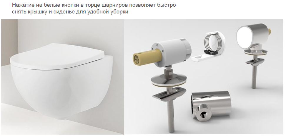 Сиденье для унитаза Geberit Acanto Slim с микролифтом быстросъемное белое 500.605.01.2