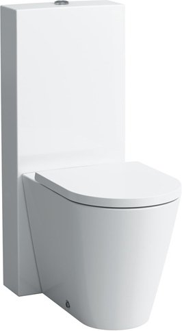 Унитаз напольный приставной LAUFEN Kartell by Laufen белый 8.2333.1.000.000.1