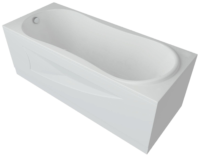 Ванна акриловая Radomir Афродита 150х75 см с фронтальным экраном слив слева AFR150-0000026