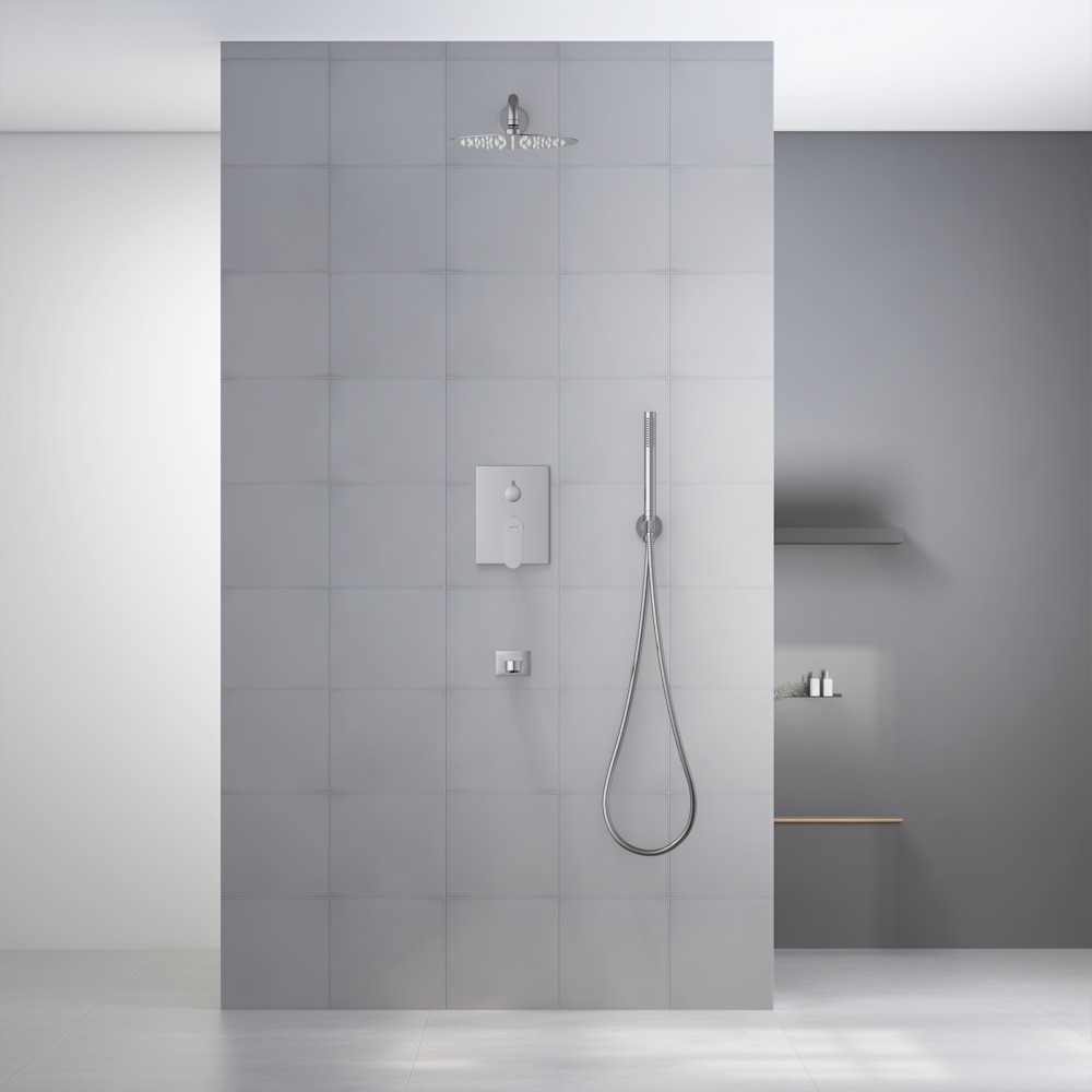 Душевой комплект 4 в 1 Aquanet Oberon 3 режима хром AQ1273CR