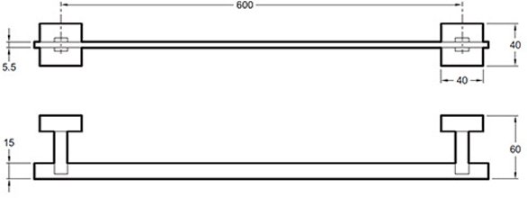 Полотенцедержатель Jacob Delafon Mecanique E77869-CP