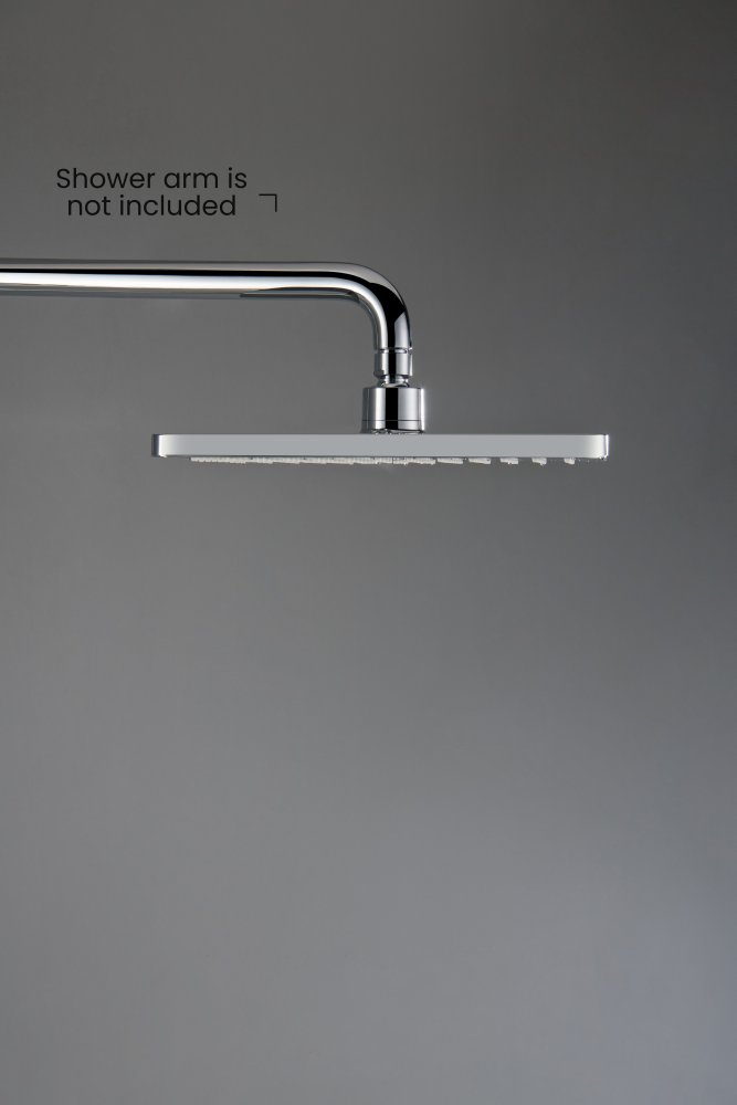 Верхний душ прямоугольный Aquanet 260x188x68 мм хром AQ2087CR