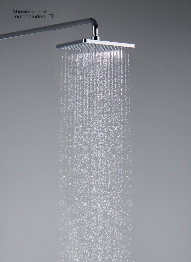 Верхний душ прямоугольный Aquanet 260x188x68 мм хром AQ2087CR