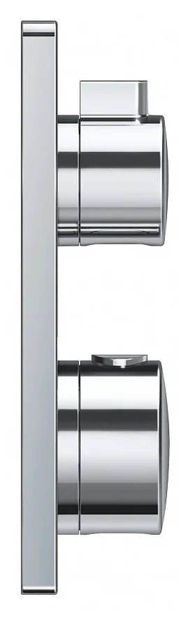 Термостат для душа GROHE Grohtherm с переключателем на 2 положения квадратная розетка хром 24079000