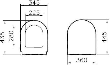 Сиденье для унитаза VitrA S50 с микролифтом 72-003-309