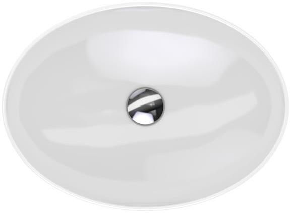 Раковина накладная Geberit VariForm овальная 55х40 см без перелива 500.771.01.2