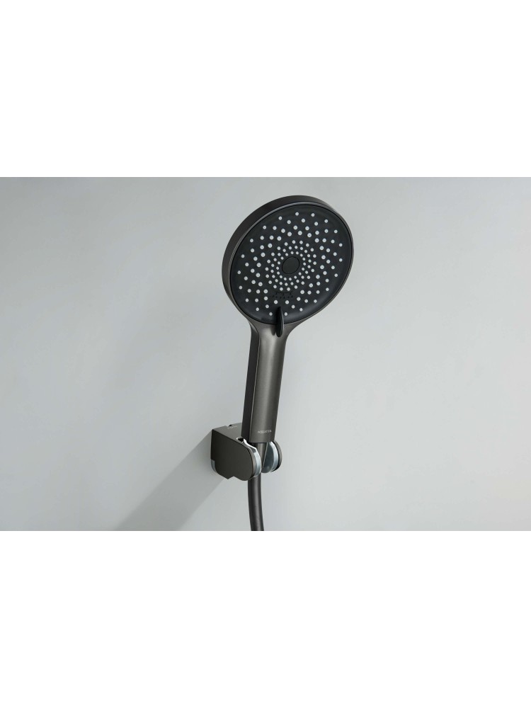 Душевой набор Aquanet Лугано 3jet оружейная сталь AQ2035BGM