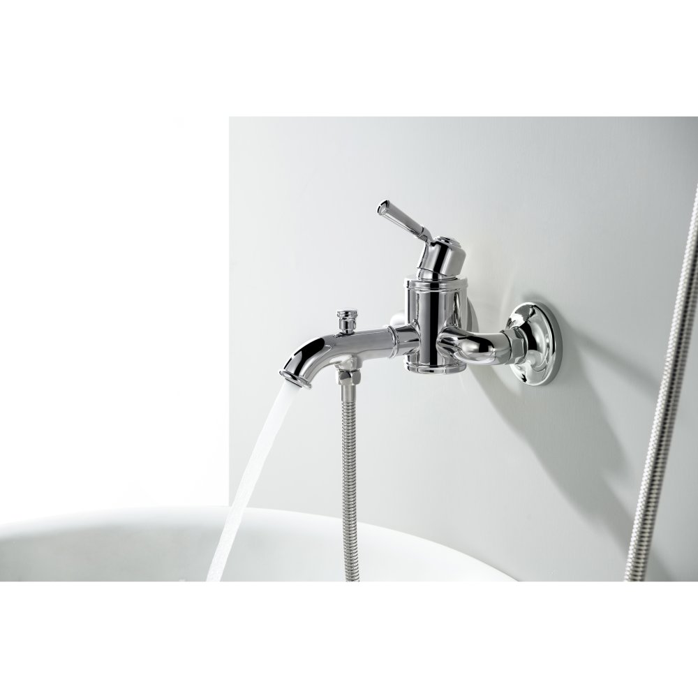 Смеситель для ванны Aquanet Классик с душевым набором AQ1549CR