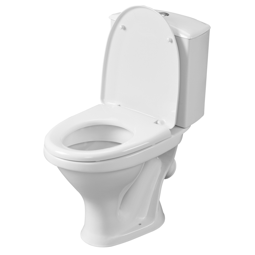 Унитаз-компакт Sanita Вест белый сиденье полипропилен косой выпуск 1.P201.8.S00.00B.F