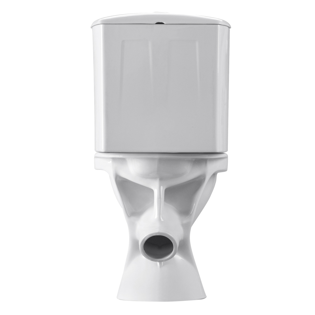 Унитаз-компакт Sanita Вест белый сиденье полипропилен косой выпуск 1.P201.8.S00.00B.F