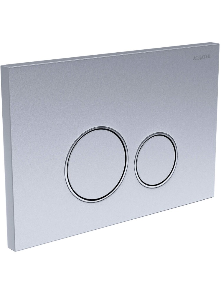 Панель смыва Tops Pneumo S круглые клавиши хром матовый PNS-0000013