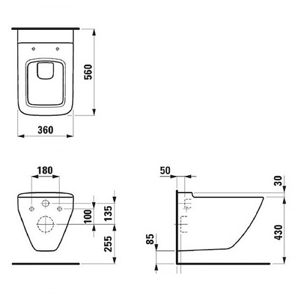 Сиденье для унитаза Laufen Palace Soft Close 8.9170.1.300.000.1