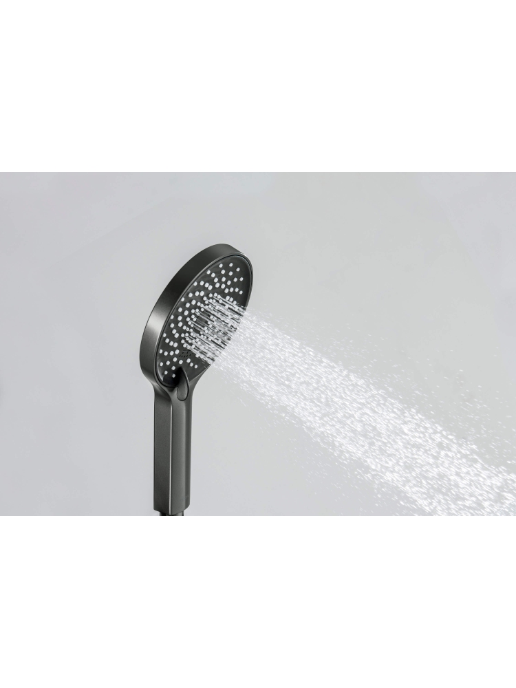 Ручной душ Aquatek Лугано 3 режима оружейная сталь AQ2201BGM