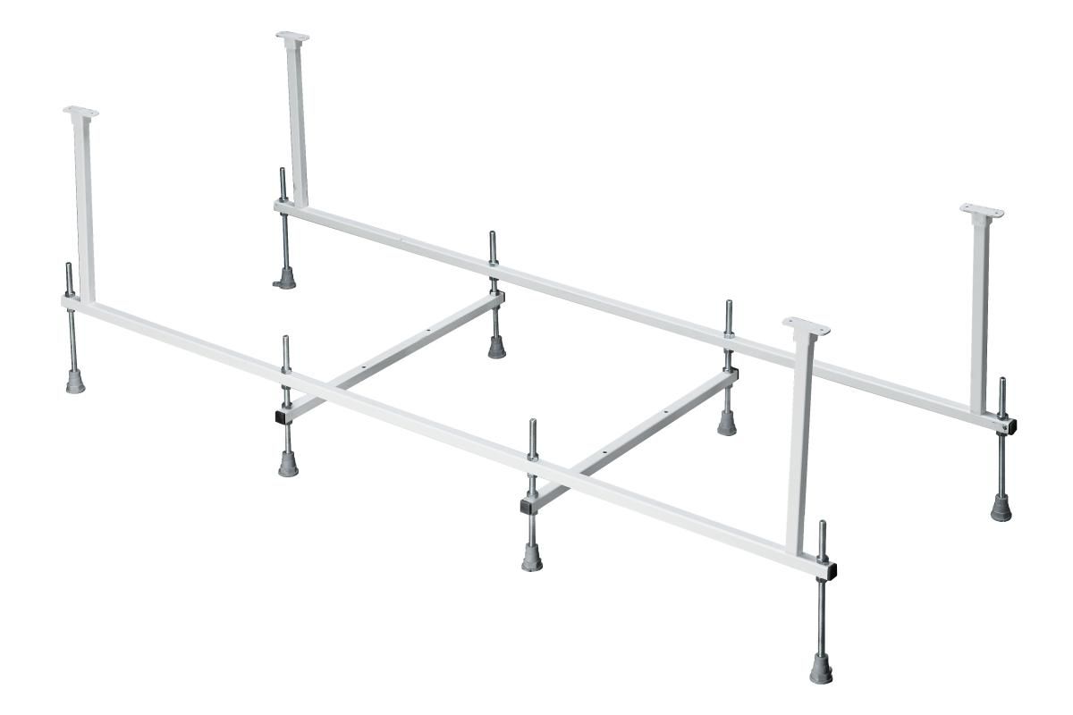 Ванна акриловая прямоугольная Santek САНТОРИНИ 150х70 см белая 1.WH30.2.497