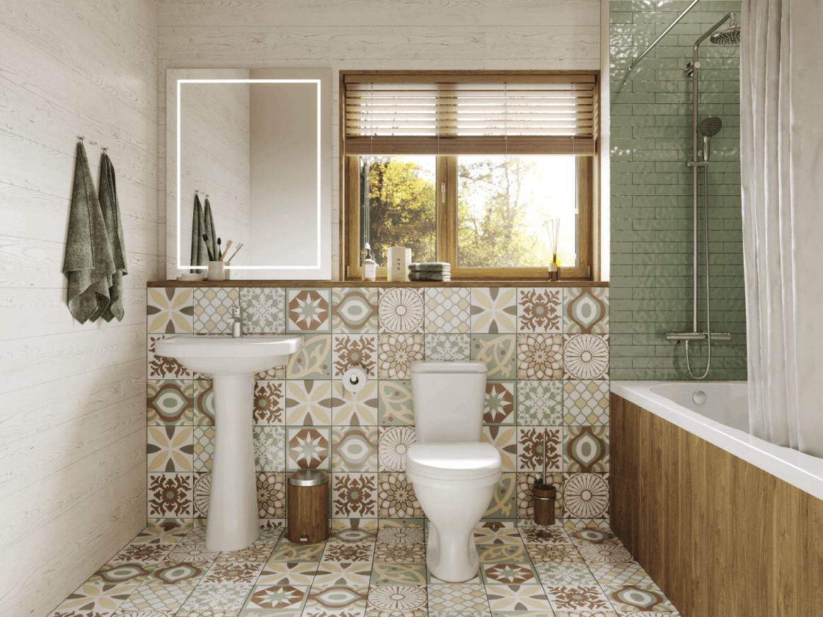 Унитаз-компакт Sanita Pro белый сиденье полипропилен горизонтальный выпуск 1.P215.5.S00.00B.F