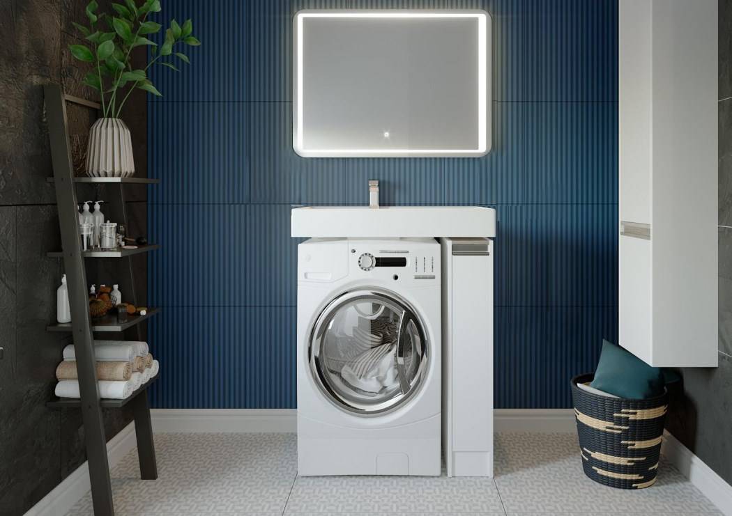 Раковина Aquaton Рейн 80 белая 1A72113KRW010