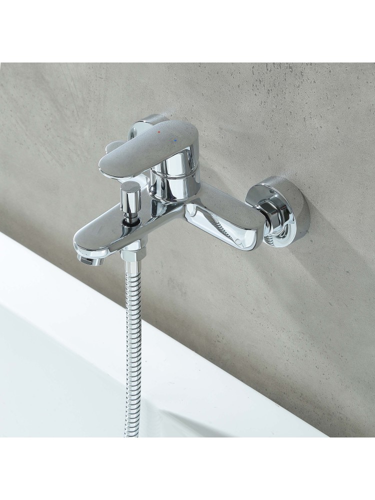 Смеситель для ванны Aquanet Ника хром AQ1840CR