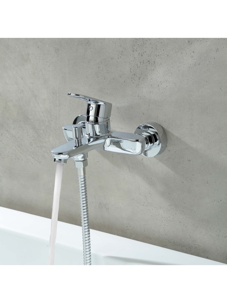 Смеситель для ванны Aquanet Ника хром AQ1840CR