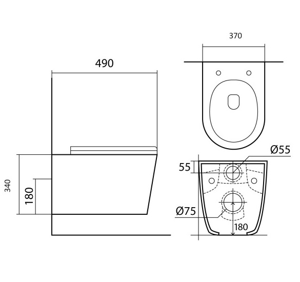 Комплект инсталляции AQUATEK ВЕГА cmp рама Standard INS-0000012 унитаз AQ1904-00 с сиденьем soft-close