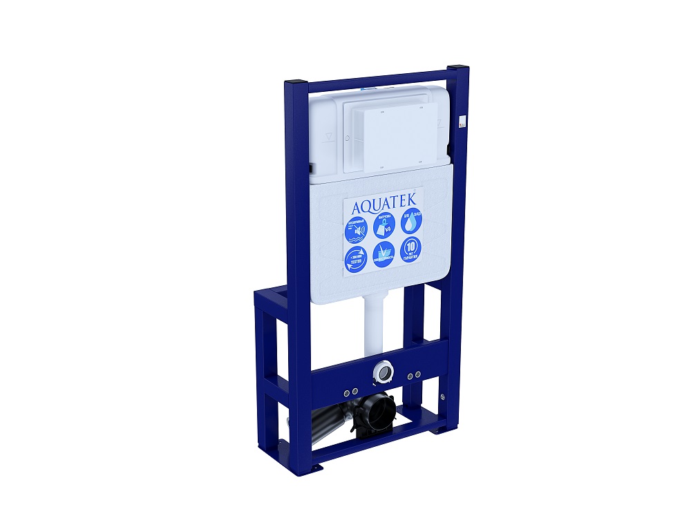 Инсталляция для подвесного унитаза Aquatek усиленная отдельностоящая INS-0000016