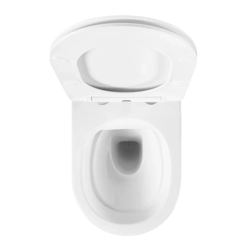 Унитаз подвесной безободковый Aquatek Европа 525х360х320 мм с сиденьем микролифт AQ1901-00