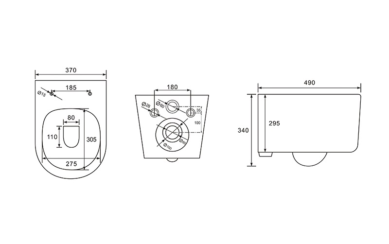 Комплект инсталляции AQUATEK МИЯ Т с унитазом AQ2004T-00 и сиденьем soft-close INS-0000012/AQ2004T-00