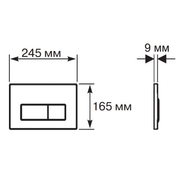 Комплект инсталляции 4 в 1 Aquatek Поларис (рама Standard, унитаз AQ0700-00, сиденье soft-close, панель KDI-0000026) ПОЛАРИС-026