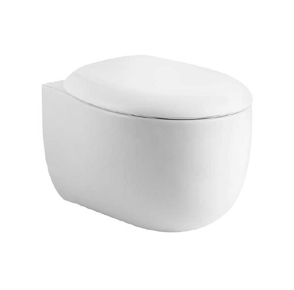 Унитаз подвесной безободковый Aquatek Альтаир 530х395х340 мм с сиденьем микролифт AQ1980-00